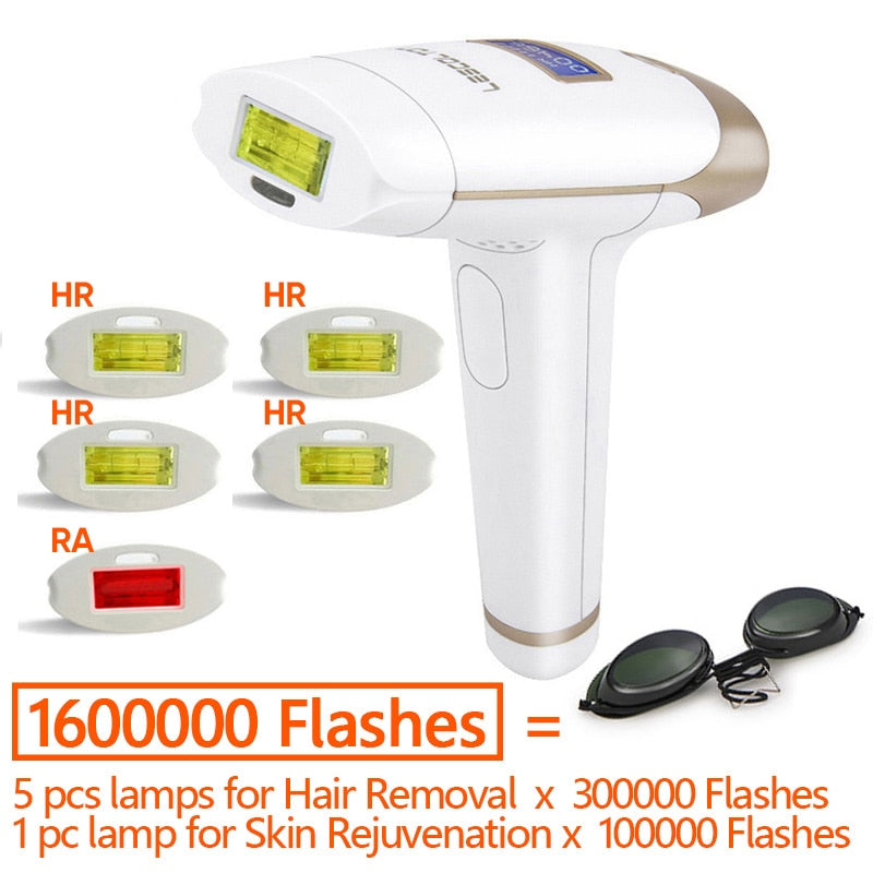 Depiladora IPL Lescolton 2 en 1 con pantalla LCD (modelo T-009i) 