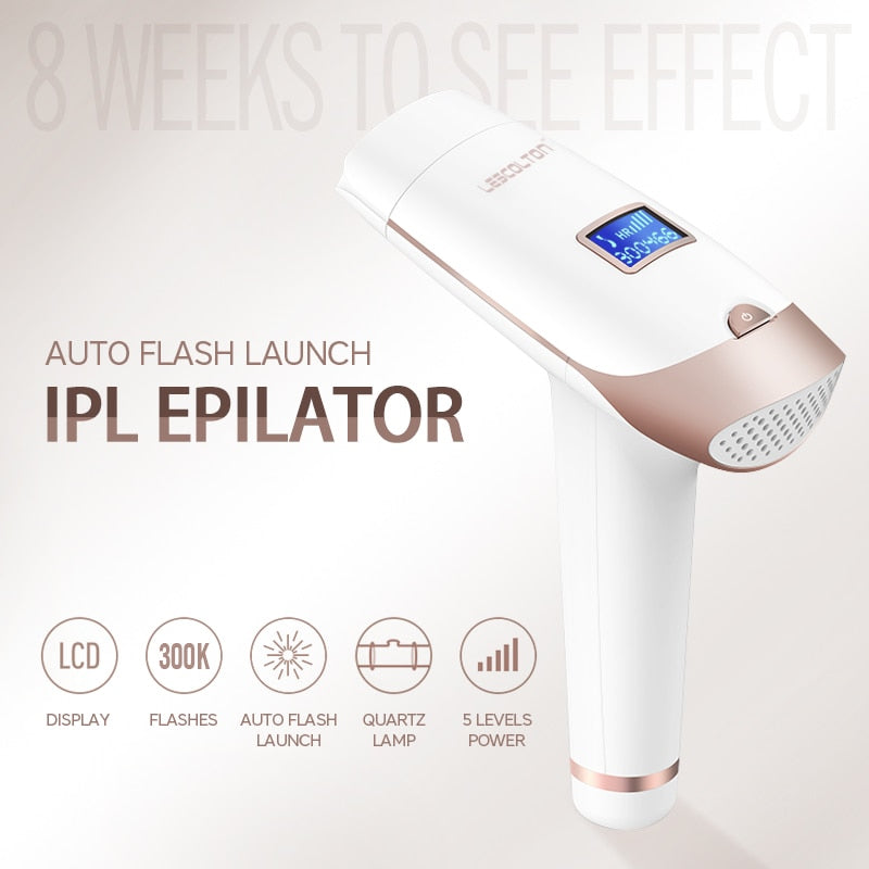 Depiladora IPL Lescolton 2 en 1 con pantalla LCD (modelo T-009i) 
