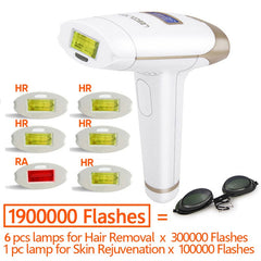 Depiladora IPL Lescolton 2 en 1 con pantalla LCD (modelo T-009i) 